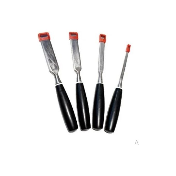 Brixo Scalpello per Legno Confezione 4 Pezzi 6-12-18-24