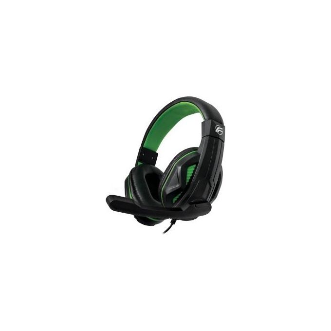 Fenner Cuffie Gaming Soundgame con Microfono Pc Console Verde