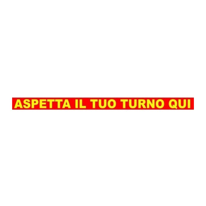 Vigor-Blinky Segnali Adesivi Calpestabili Aspetta Qui il Turno 100x6.5cm