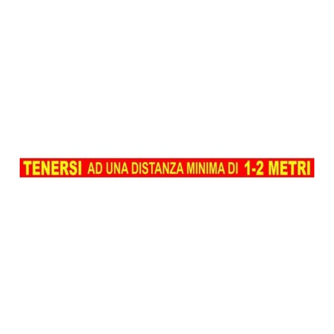 Vigor-Blinky Segnali Adesivi Calpestabili Distanza Minima 1-2mt 100x6.5cm