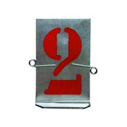 Vigor-Blinky Stampi Numeri Lamiera Zincata 9 Numeri Art. 606 40mm