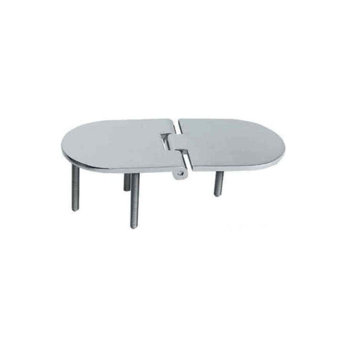 Osculati cerniera inox AISI 316 con finitura lucida e robusta meccanismo di apertura 180° o 95° misure 160x70 mm