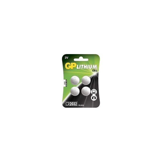 GP Battery 4 Pile CR 2032
