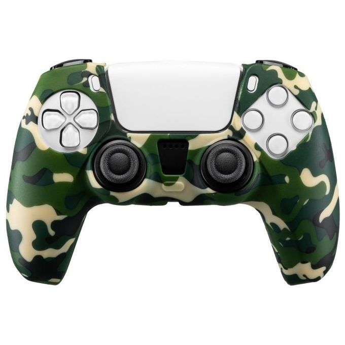 Qubick Cover Gamepad per PlayStation 5 Skin Jungle Camo