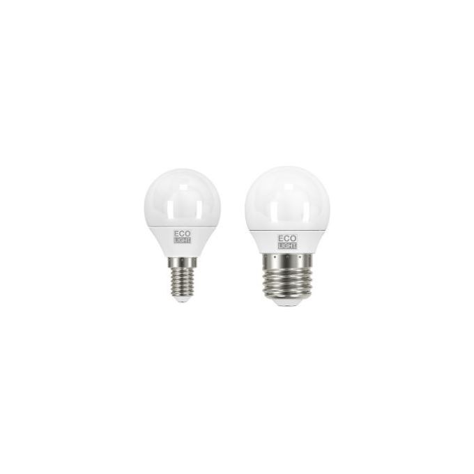 Bisonte Lampadina Led Sfera E27 8W=60W 806lm 3000k