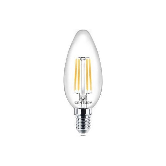 Century Lampadina Led Filamento Candela E14 6W 806lm 4000k