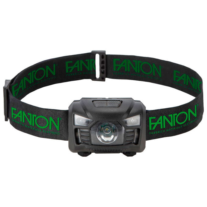 FANTON 62569 Torcia a Fascia con Sensore di Movimento e Luce Rossa Ricaricabile via USB 100 lm IP44 colore Nero