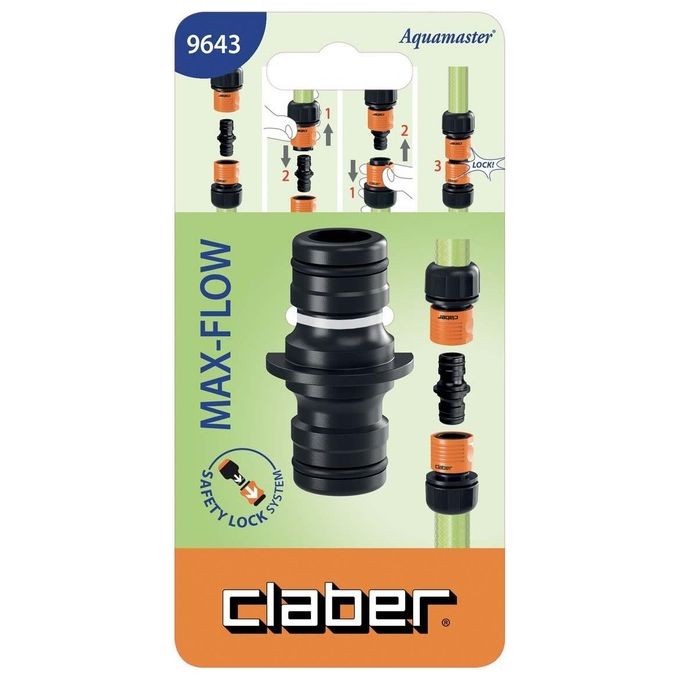 Claber 9643 Max-Flow Congiunzione 2 Vie