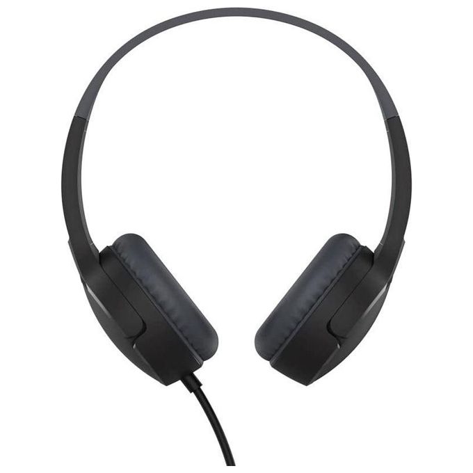 Belkin SoundForm Mini On-Ear Cuffia da Bambini con Cavo Nero