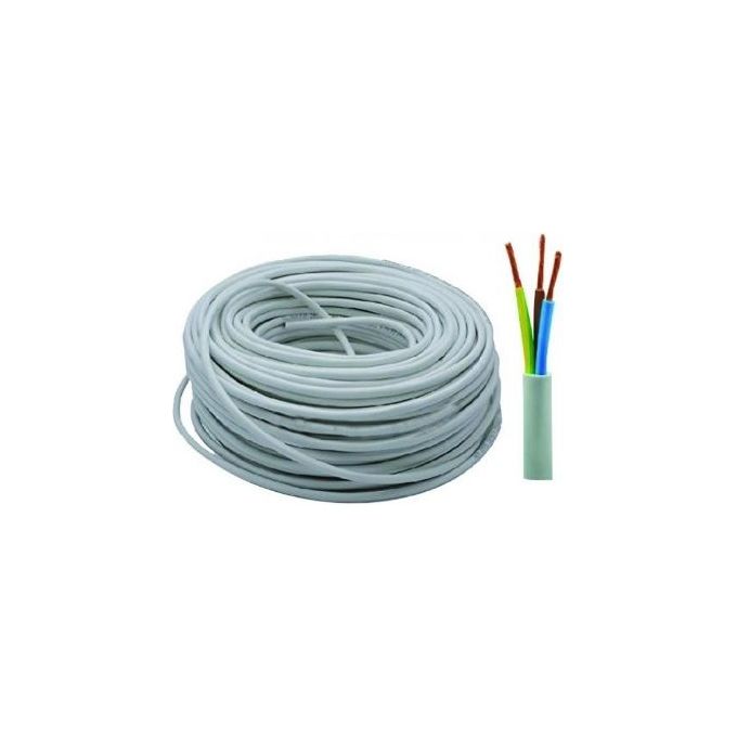 Vigor Cavo Elettrico Pecsoflex Pvc Grigio 100mt Sezione 3x2.5