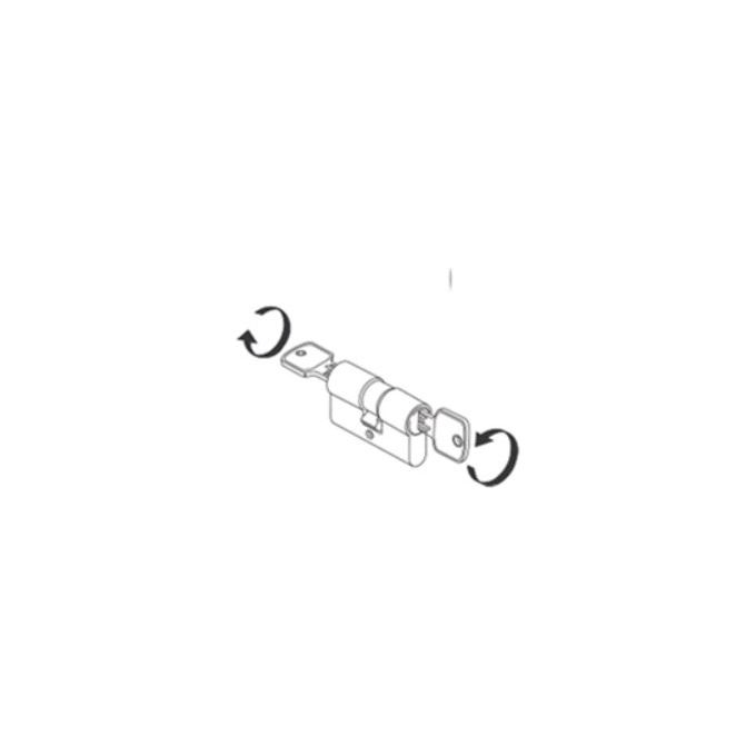 Cisa 0m3t1-12-0-12-00 Tekno 70mm 40x30mm