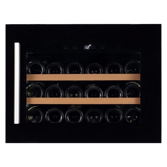 Dunavox DAVS-18.46B Cantinetta Vino Frigo Incasso 18 Bottiglie Raffreddamento 5 -20°C Classe F colore Nero
