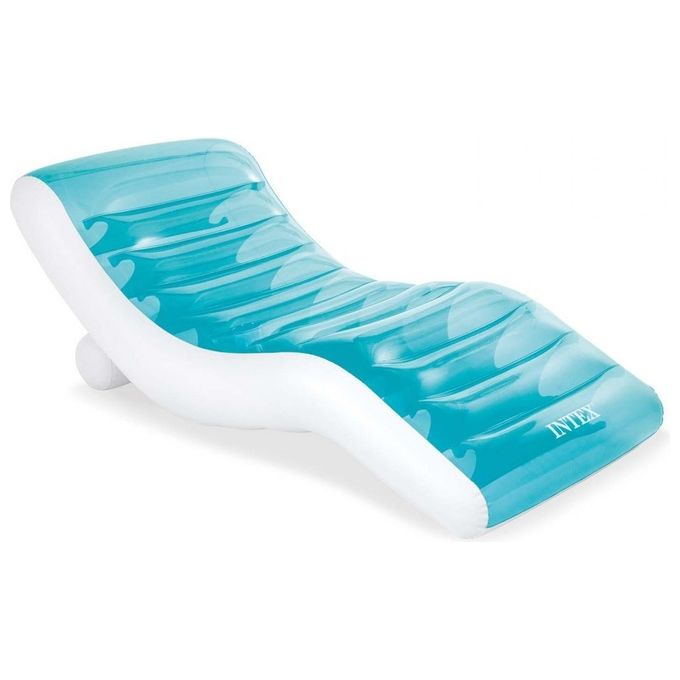Intex 56874EU Splash Lounge Materassino Gonfiabile Mare Piscina 191x99 cm 100 Kg colore Azzurro