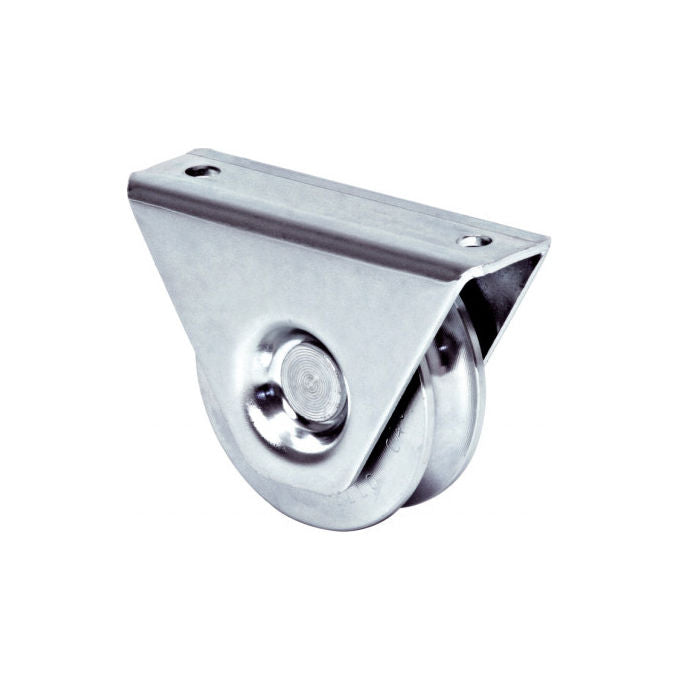 Comunello 327 Ruota Gola Tonda con Supporto 80mm