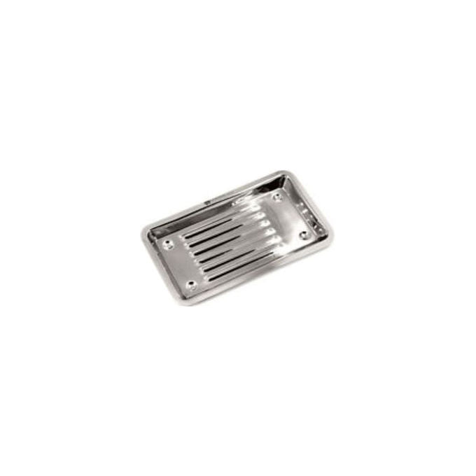 VASSOIO PERFORATO+COPERCHIO INOX 355x254x50 mm