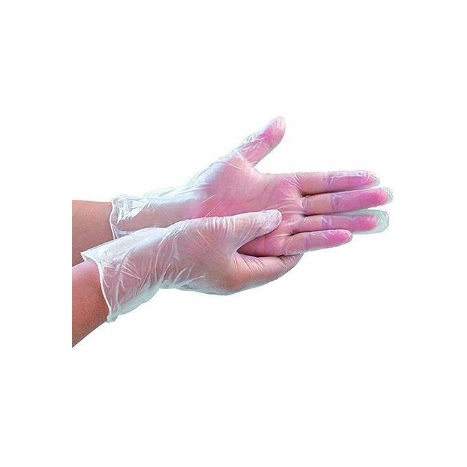Vigor Guanti Vinile Bianco Monouso 100 Pezzi Misura S
