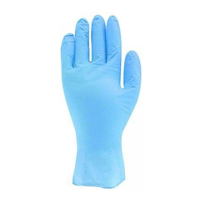 Vigor Guanti Vitrile Blu Monouso 100 Pezzi Misura  L