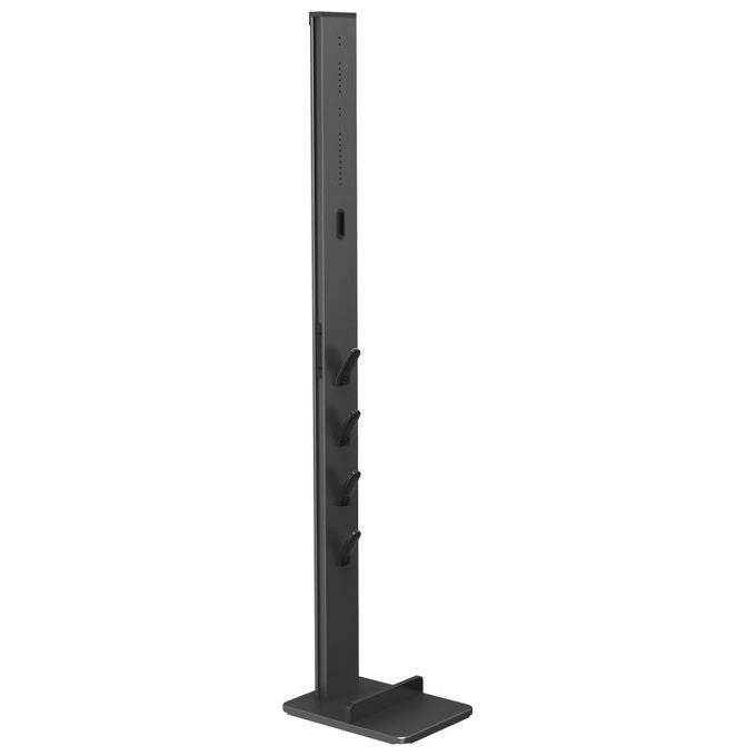 Xavax Supporto per Aspirapolvere a Batteria 29.5x22x128cm Nero