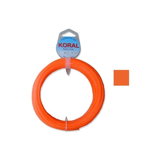 Arno Filo per Decespugliatore Nylon Quadro 3mm 15mt