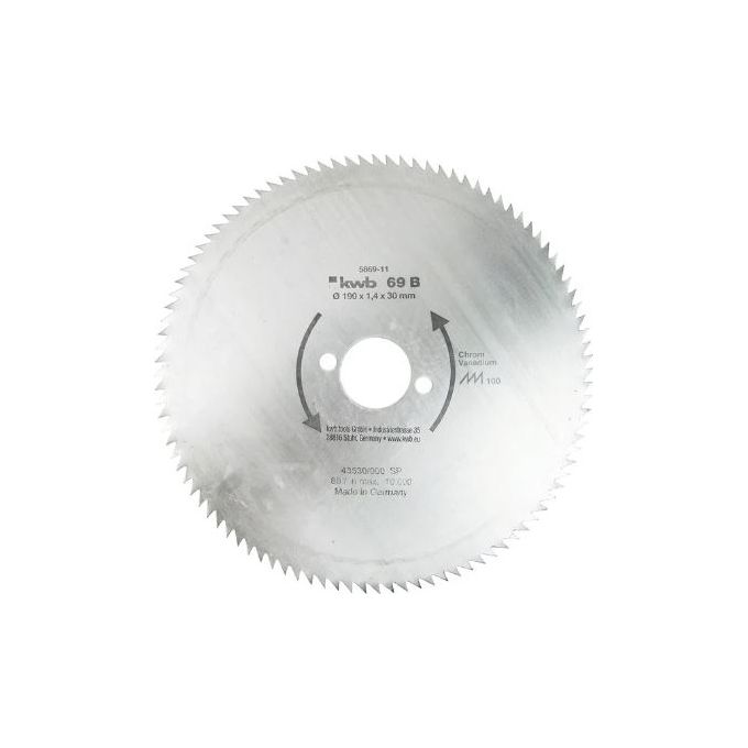 Kwb Lama Legno D.190X30 Mm - 100 Denti