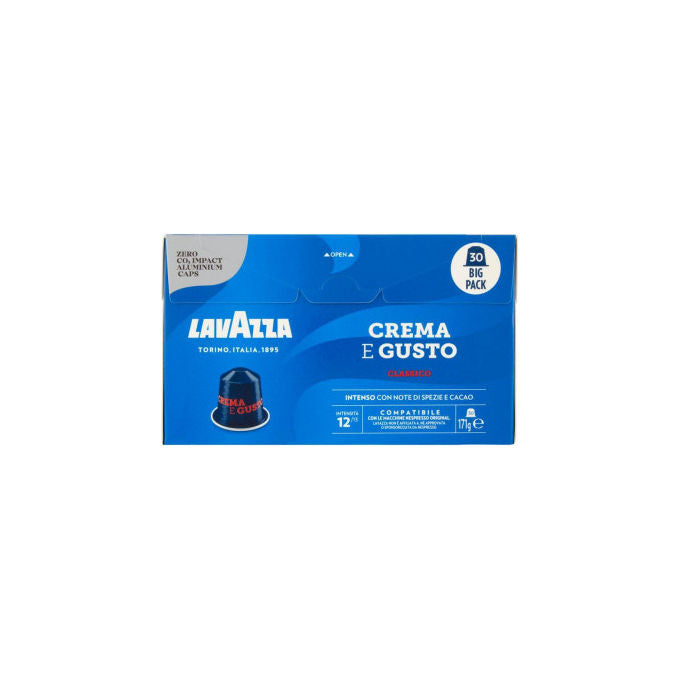Lavazza 7034 Capsule Caffe' Nespresso Crema e Gusto 30 Pezzi