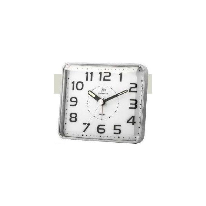 JM Sveglia Ja-7081b con funzione snooze design bianco per un risveglio pratico e funzionale