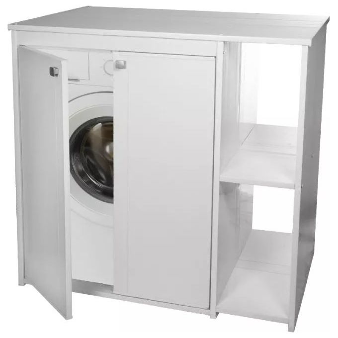 Negrari Mobile Coprilavatrice in Resina per Esterni ABS Bianco Medium Mod. AM5012PRO
