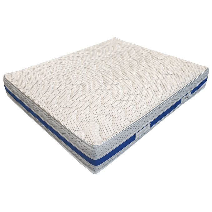 Dolomiti Materasso 165X200 Memory Prime WaterFlex DualSide 22 - Reversibile in Memory Foam e Water Elast con Rivestimento Anallergico Sfoderabile