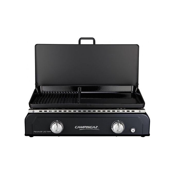 [ComeNuovo] Campingaz Piastra a Gas Blue Flame LXD Twin 2 Fuochi per Campeggio e Outdoor