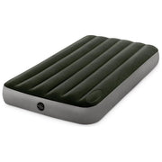 Intex 64761 Downy Materasso Gonfiabile Singolo Fiber-Tech 99x191x25 cm Portata 136 Kg Pompa a Pedale colore Nero