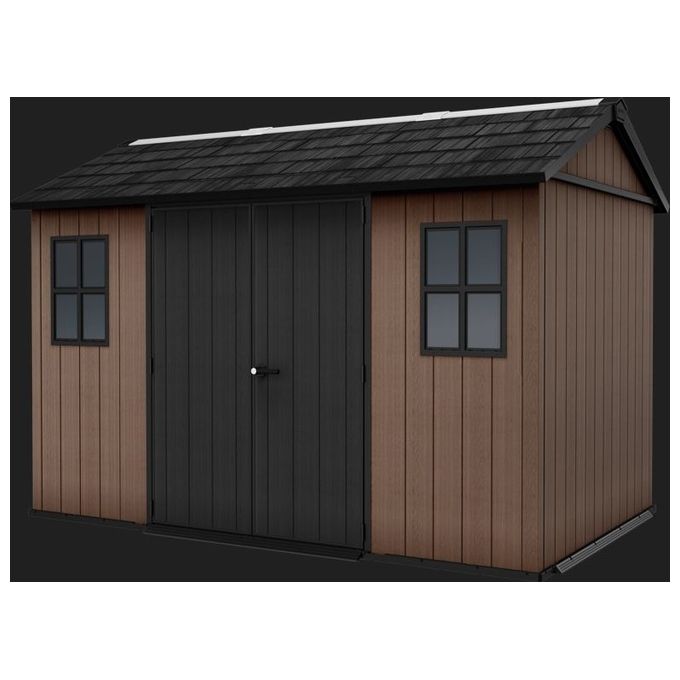 Keter Casetta da Giardino Newton 7511-1175 Evotech 350 x 230 x 246 cm Marrone-Nero