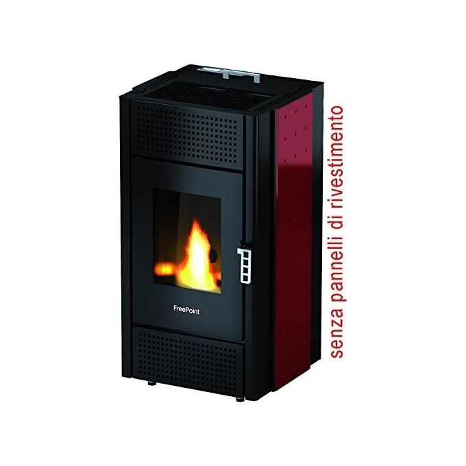 Freepoint Fianco Stufe Modello Pretty Smalto Rosso