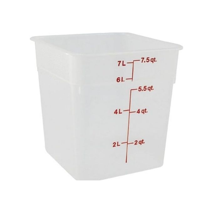 Agnelli Barattolo Quadro 7.6 Litri Polipropilene