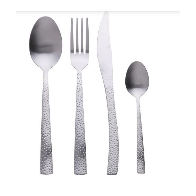 Stone Posate 24Pz Silver Matt