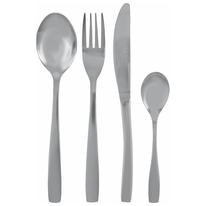 Madison Set 24Pcs Posate Silver Lucido