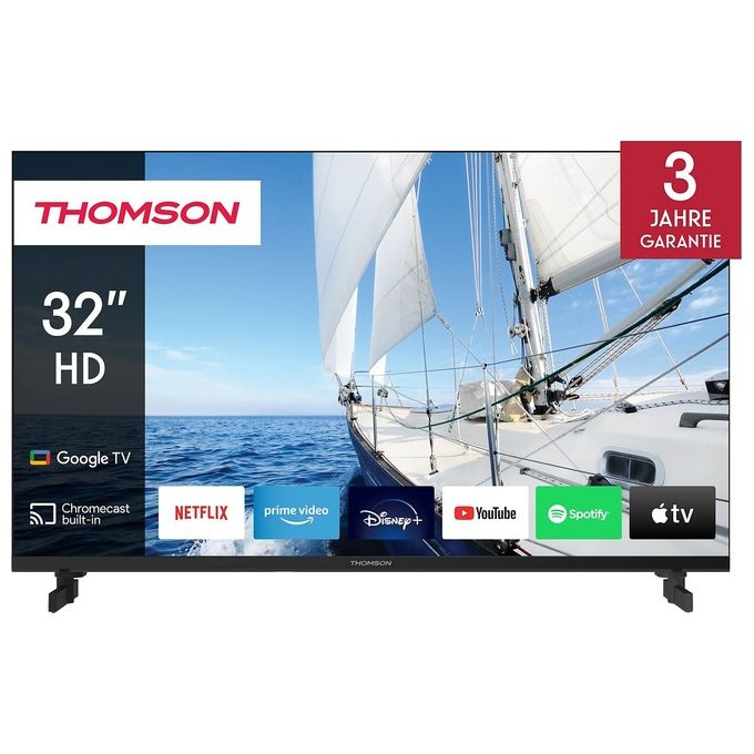 Thomson 32HG2S14 Smart TV 32 Pollici HD Ready Display LCD Sistema Google TV colore Nero