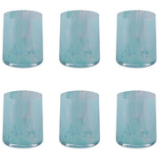 Villa d'Este 5925972 Thalia Set 6 Bicchieri Acqua 350 ml Vetro colore Turchese