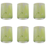 Villa d'Este 5925970 Thalia Set 6 Bicchieri Acqua 350 ml Vetro colore Verde