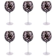 Villa d'Este 5925103 Jamila Set 6 Bicchieri Cocktail 515 ml Vetro colore Trasparente Pallini Neri