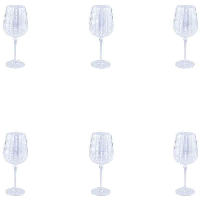 Villa d'Este 5925108 Shiraz Set 6 Calici 500 ml Vetro colore Trasparente