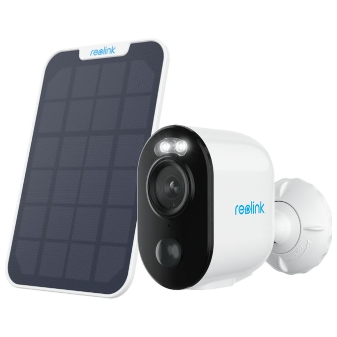 Reolink Telecamera di sicurezza wireless 3MP alimentata a energia solare e a batteria con Smart Detection Bianco