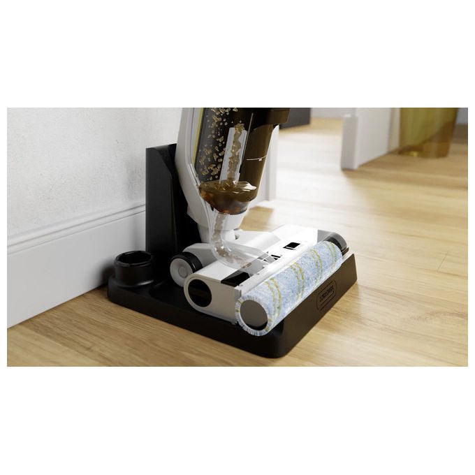 Kärcher 1.056-122.0 FCV 3 Aspirapolvere a bastone 2 in 1 Senza sacchetto Ciclonico HEPA 160 W Autonomia 30 min Batteria agli ioni di litio colore Bianco