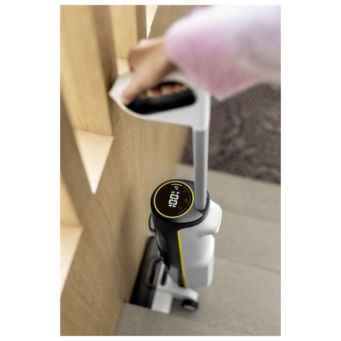 Kärcher 1.056-137.0 FCV 4 Dry Pet and Home Aspirapolvere 3-in-1 Senza sacchetto Secco e bagnato Autonomia 45 min Superficie pulita 200 m² colore Nero