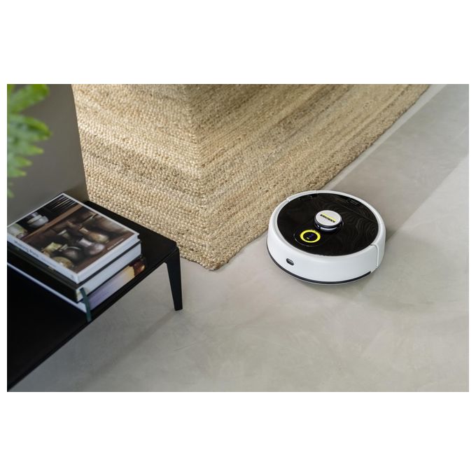 Kärcher 4054278999036 RCF 3 Robot aspirapolvere LiDAR 1,15 L autonomia 120 min lavaggio a umido colore Nero Bianco
