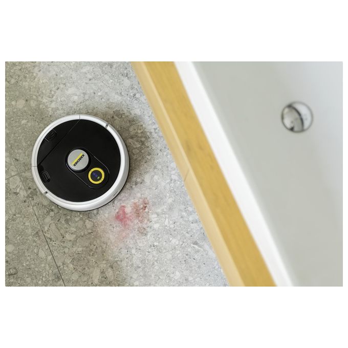 Kärcher 4054278999036 RCF 3 Robot aspirapolvere LiDAR 1,15 L autonomia 120 min lavaggio a umido colore Nero Bianco