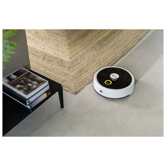 Kärcher 4054278999036 RCF 3 Robot aspirapolvere LiDAR 1,15 L autonomia 120 min lavaggio a umido colore Nero Bianco