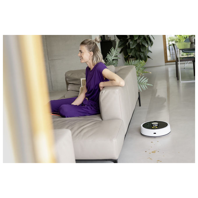 Kärcher 4054278999036 RCF 3 Robot aspirapolvere LiDAR 1,15 L autonomia 120 min lavaggio a umido colore Nero Bianco