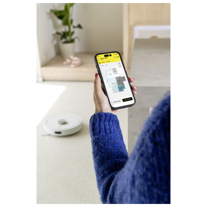 Kärcher 1 269 110 0 RVC 3 Robot aspirapolvere LiDAR 2.4 L autonomia 130 min Wi-Fi colore Bianco