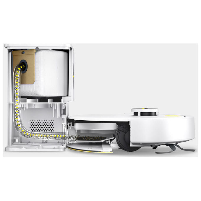 Kärcher RVC3COMFORT Robot aspirapolvere LiDAR 0.33 L autonomia 130 min Wi-Fi mappatura colore Bianco