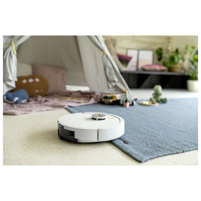 Kärcher RVC3COMFORT Robot aspirapolvere LiDAR 0.33 L autonomia 130 min Wi-Fi mappatura colore Bianco